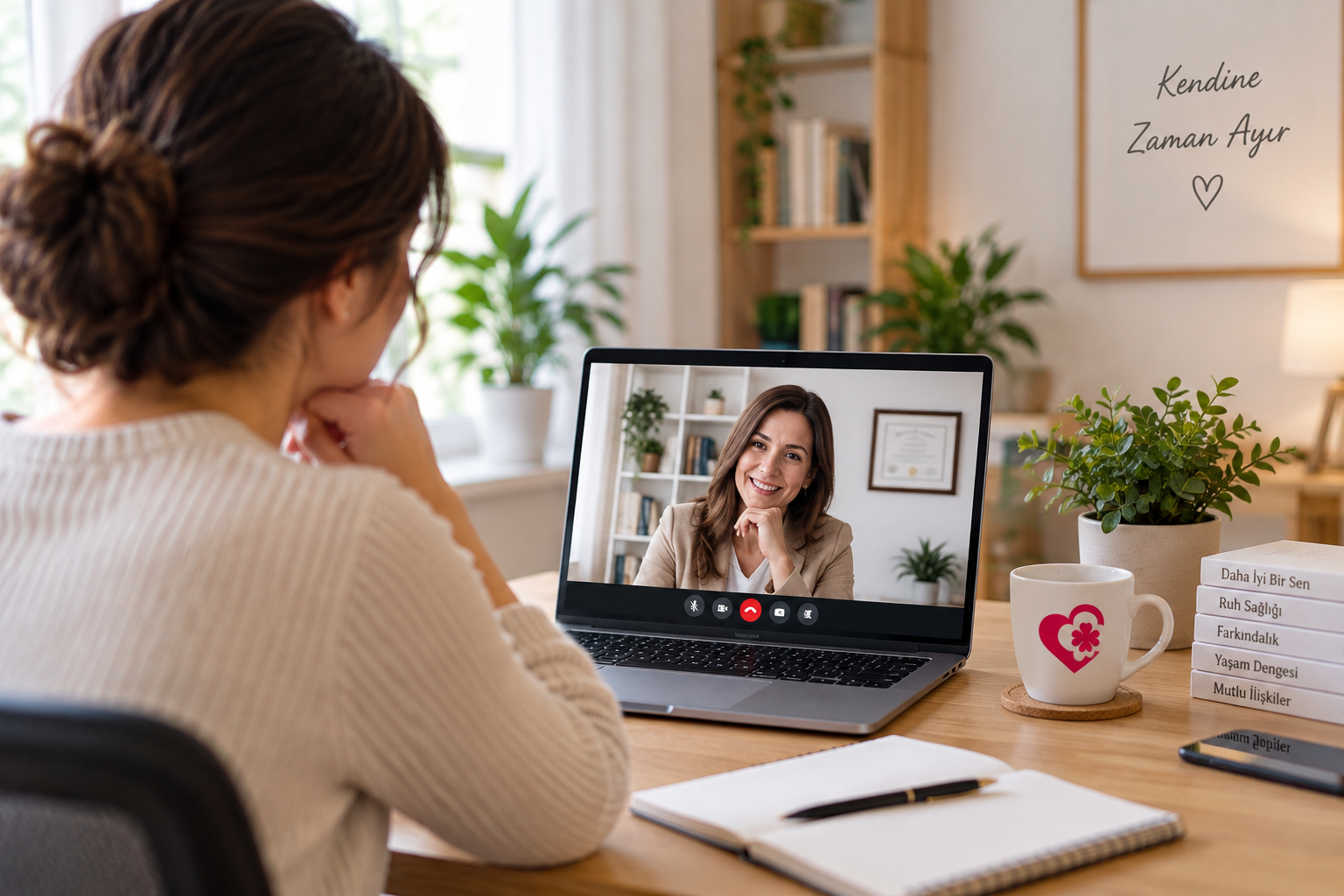 Online psikolog ile online psikolojik danışmanlık görüşmesi